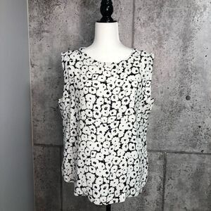 🚨 Lord & Taylor 424 Fifth Floral Viscose Sleeveless
